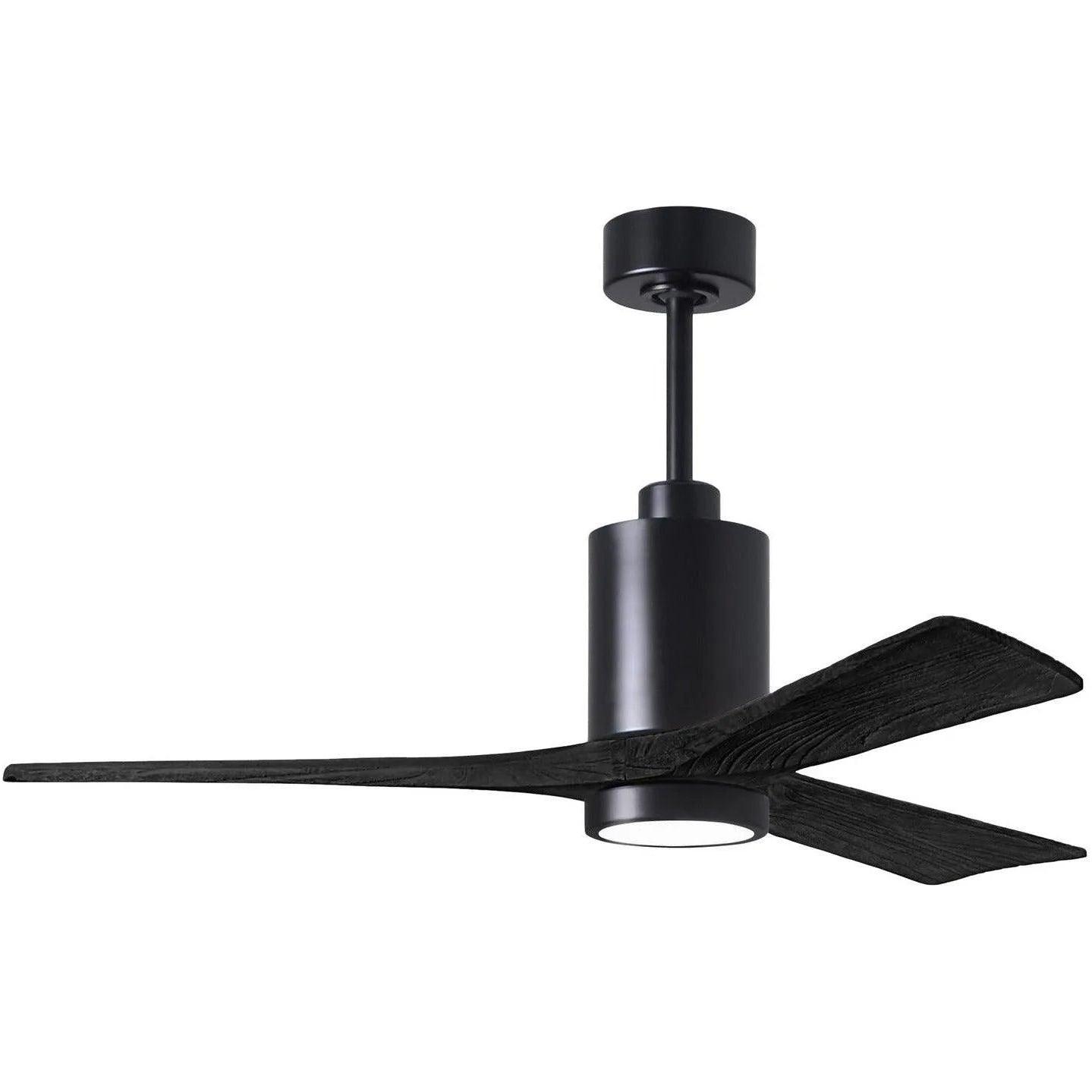 Matthews Fan Company - Patricia 3 Ceiling Fan - PA3-BK-BK-52 - Canada Light Shop