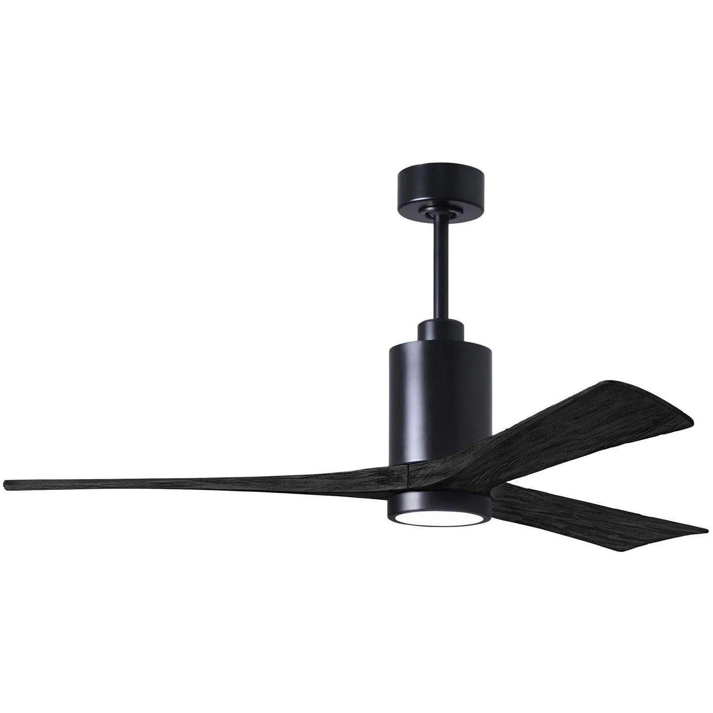 Matthews Fan Company - Patricia 3 Ceiling Fan - PA3-BK-BK-60 - Canada Light Shop