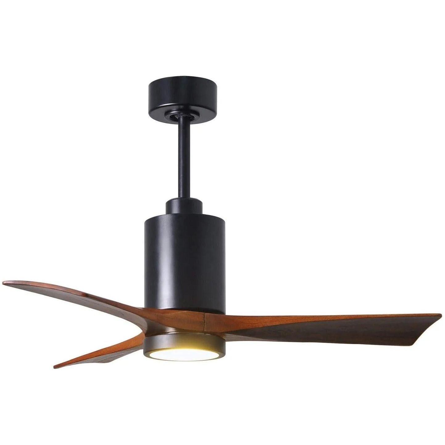 Matthews Fan Company - Patricia 3 Ceiling Fan - PA3-BK-WA-42 - Canada Light Shop
