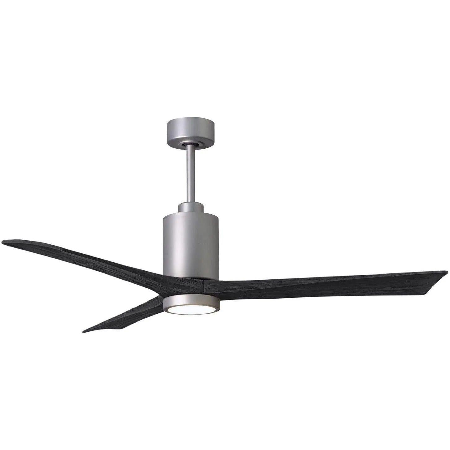 Matthews Fan Company - Patricia 3 Ceiling Fan - PA3-BN-BK-60 - Canada Light Shop