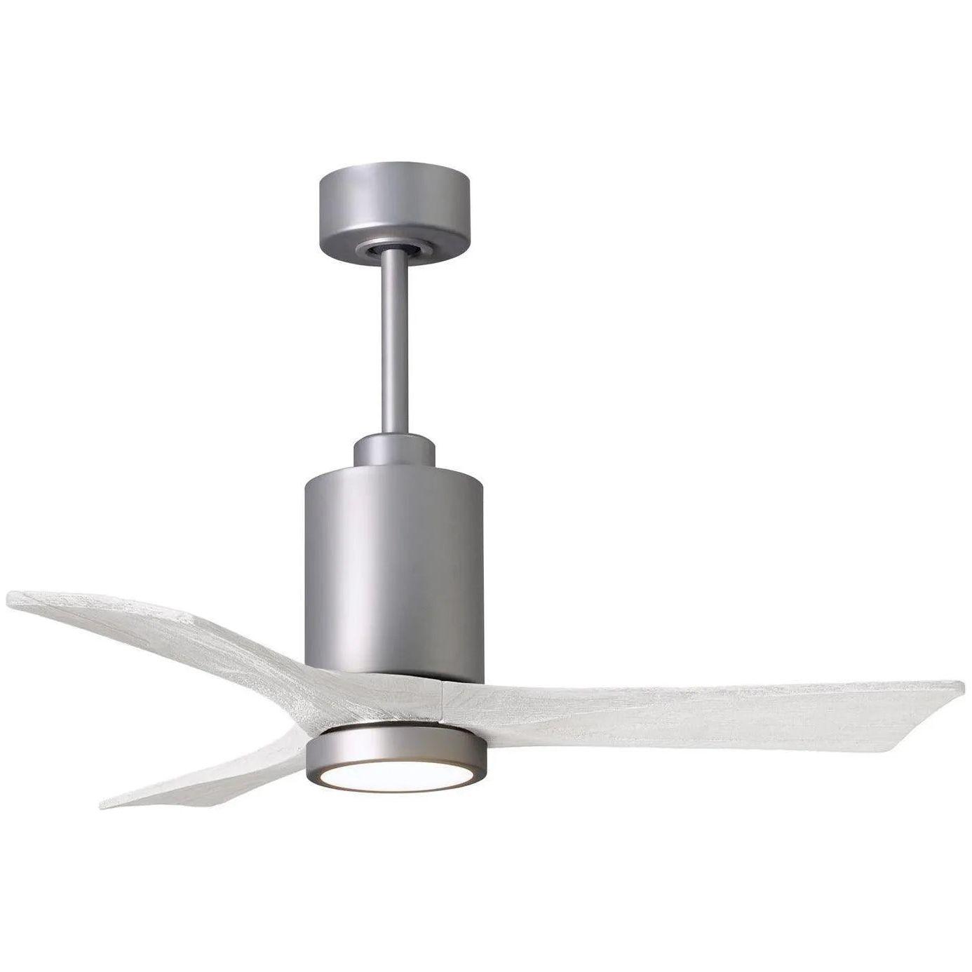 Matthews Fan Company - Patricia 3 Ceiling Fan - PA3-BN-MWH-42 - Canada Light Shop