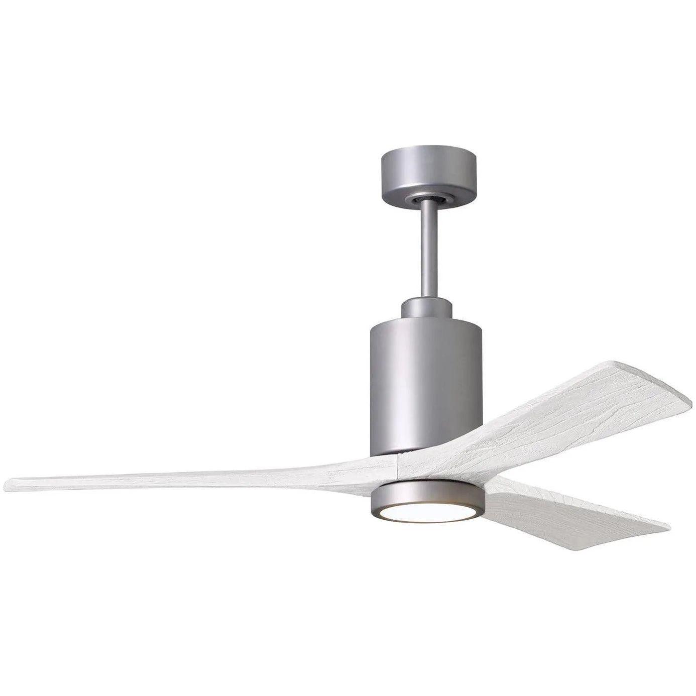 Matthews Fan Company - Patricia 3 Ceiling Fan - PA3-BN-MWH-52 - Canada Light Shop