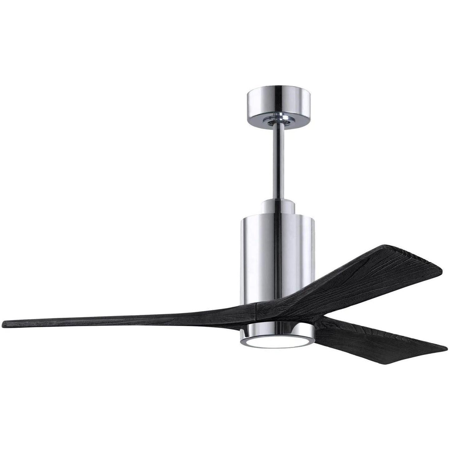Matthews Fan Company - Patricia 3 Ceiling Fan - PA3-CR-BK-52 - Canada Light Shop