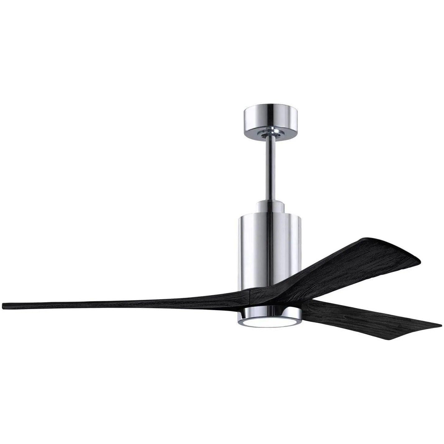 Matthews Fan Company - Patricia 3 Ceiling Fan - PA3-CR-BK-60 - Canada Light Shop