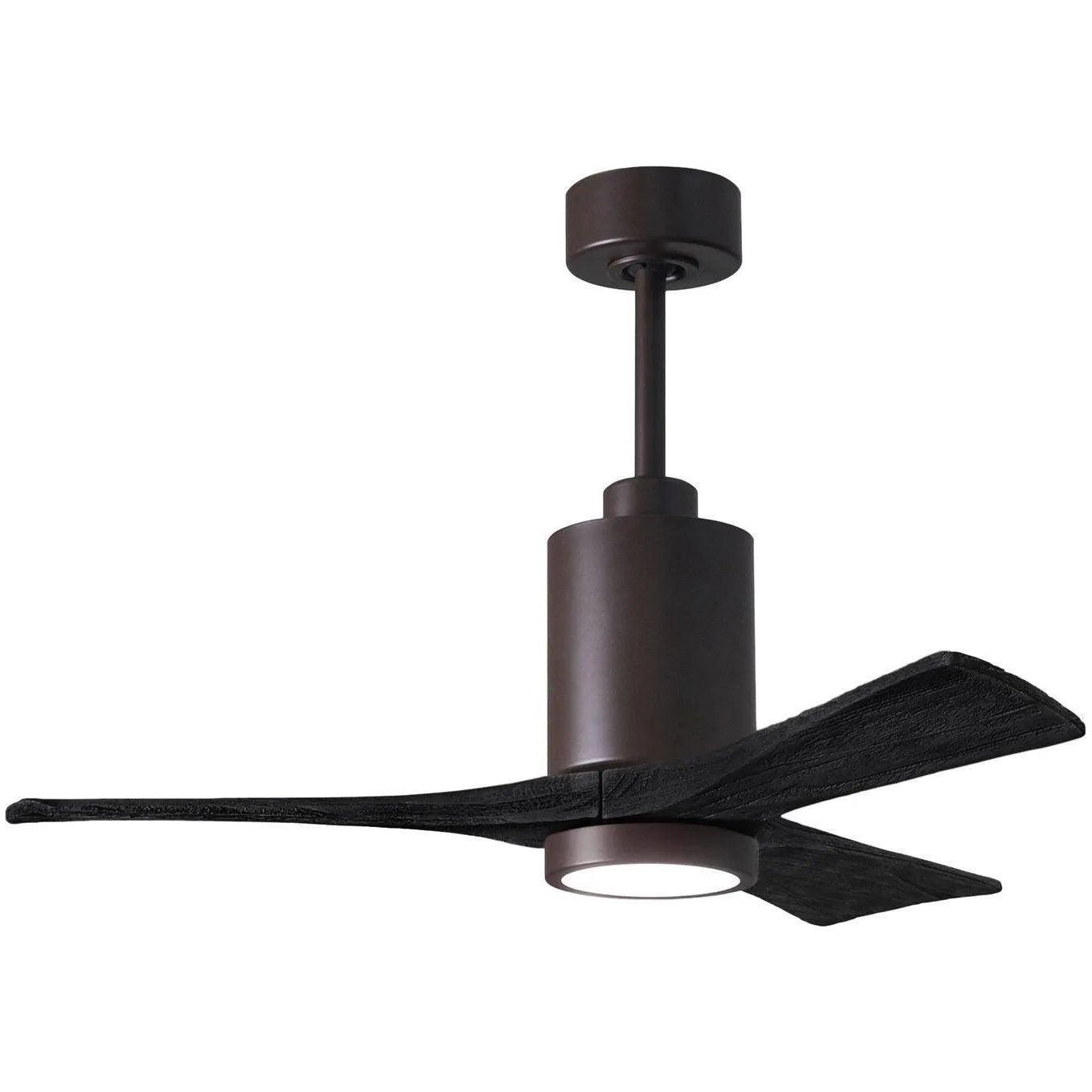 Matthews Fan Company - Patricia 3 Ceiling Fan - PA3-TB-BK-42 - Canada Light Shop