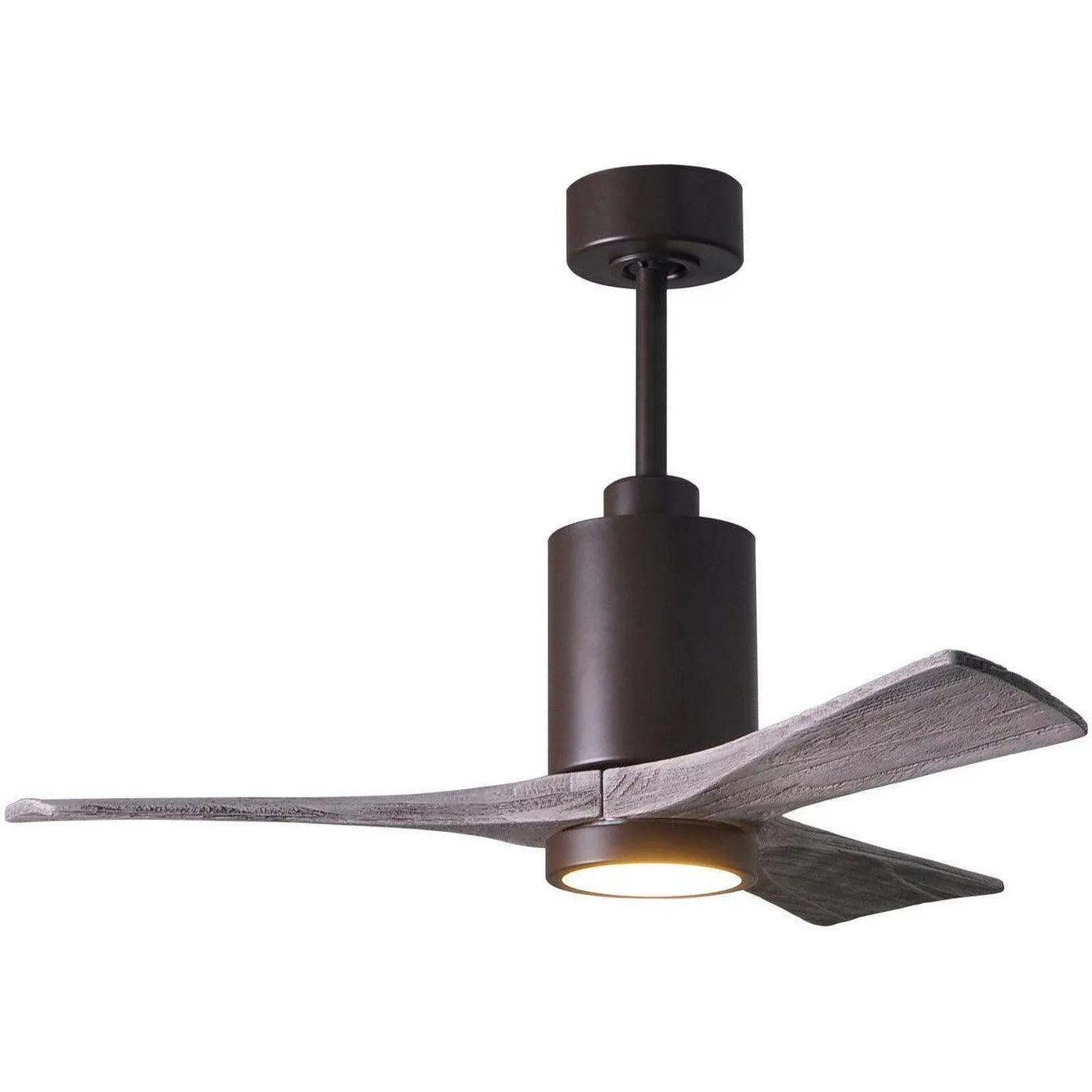 Matthews Fan Company - Patricia 3 Ceiling Fan - PA3-TB-BW-42 - Canada Light Shop