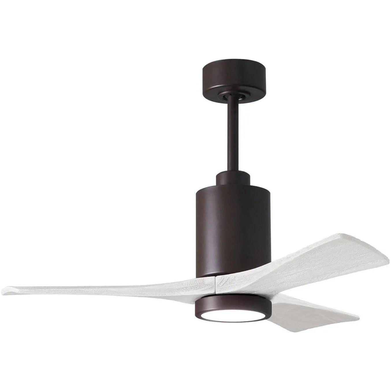 Matthews Fan Company - Patricia 3 Ceiling Fan - PA3-TB-MWH-42 - Canada Light Shop