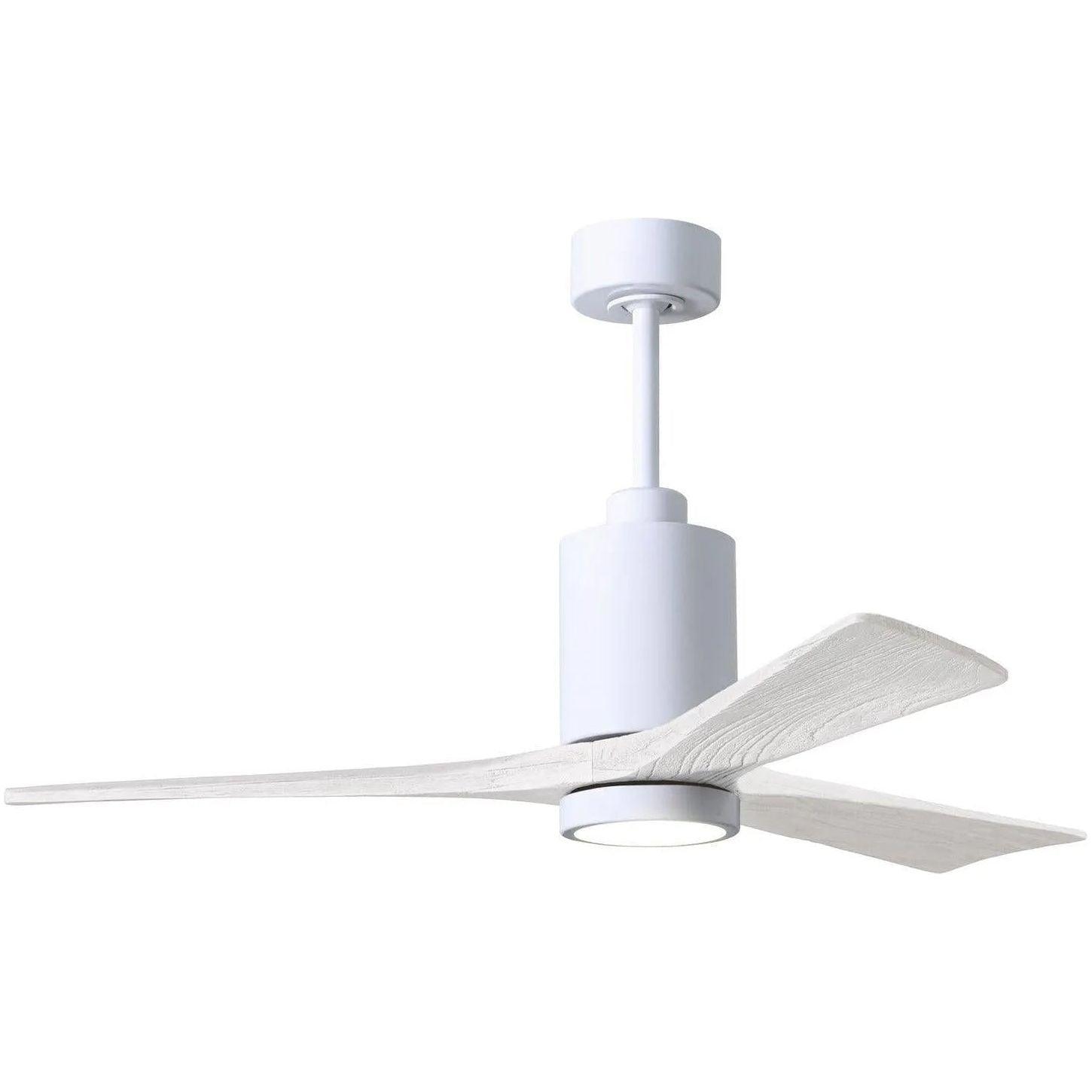 Matthews Fan Company - Patricia 3 Ceiling Fan - PA3-WH-MWH-52 - Canada Light Shop