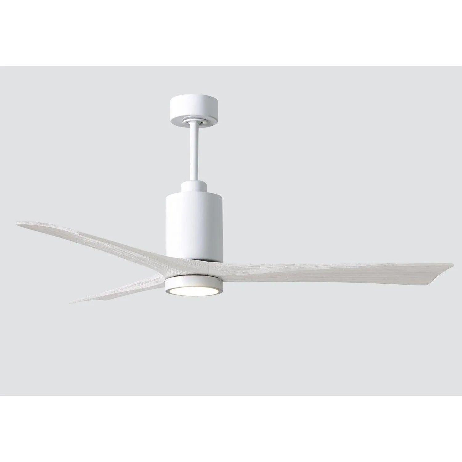 Matthews Fan Company - Patricia 3 Ceiling Fan - PA3-WH-MWH-60 - Canada Light Shop