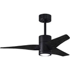 Matthews Fan Company - Super Janet Ceiling Fan - SJ-BK-BK-42 - Canada Light Shop