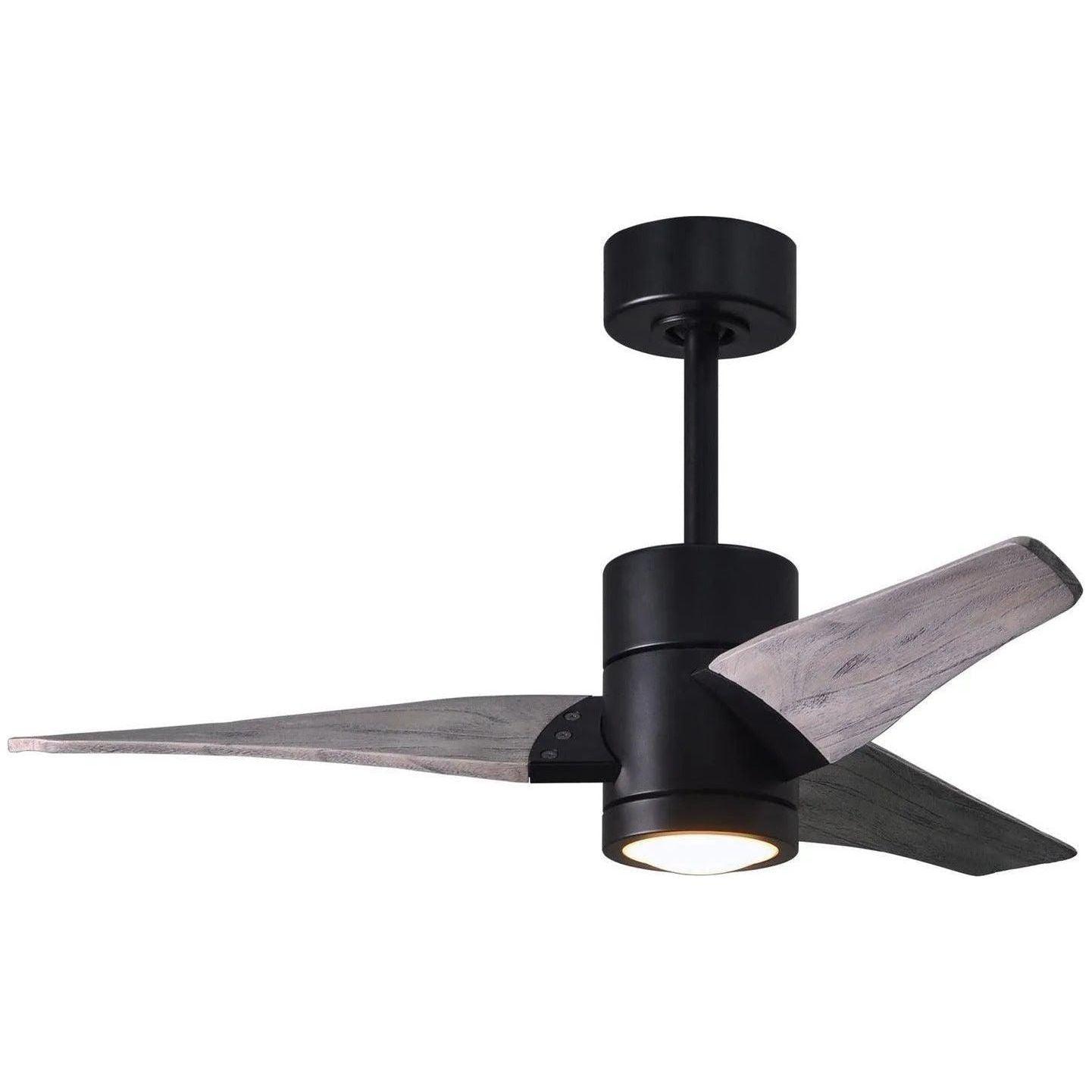 Matthews Fan Company - Super Janet Ceiling Fan - SJ-BK-BW-42 - Canada Light Shop