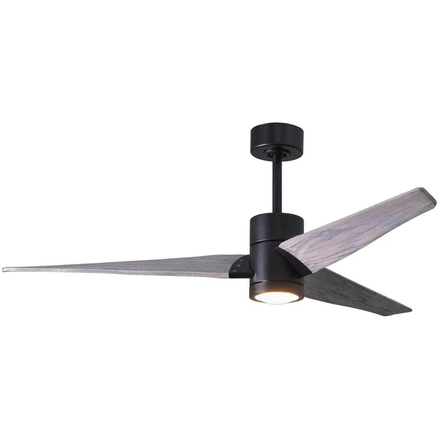 Matthews Fan Company - Super Janet Ceiling Fan - SJ-BK-BW-60 - Canada Light Shop