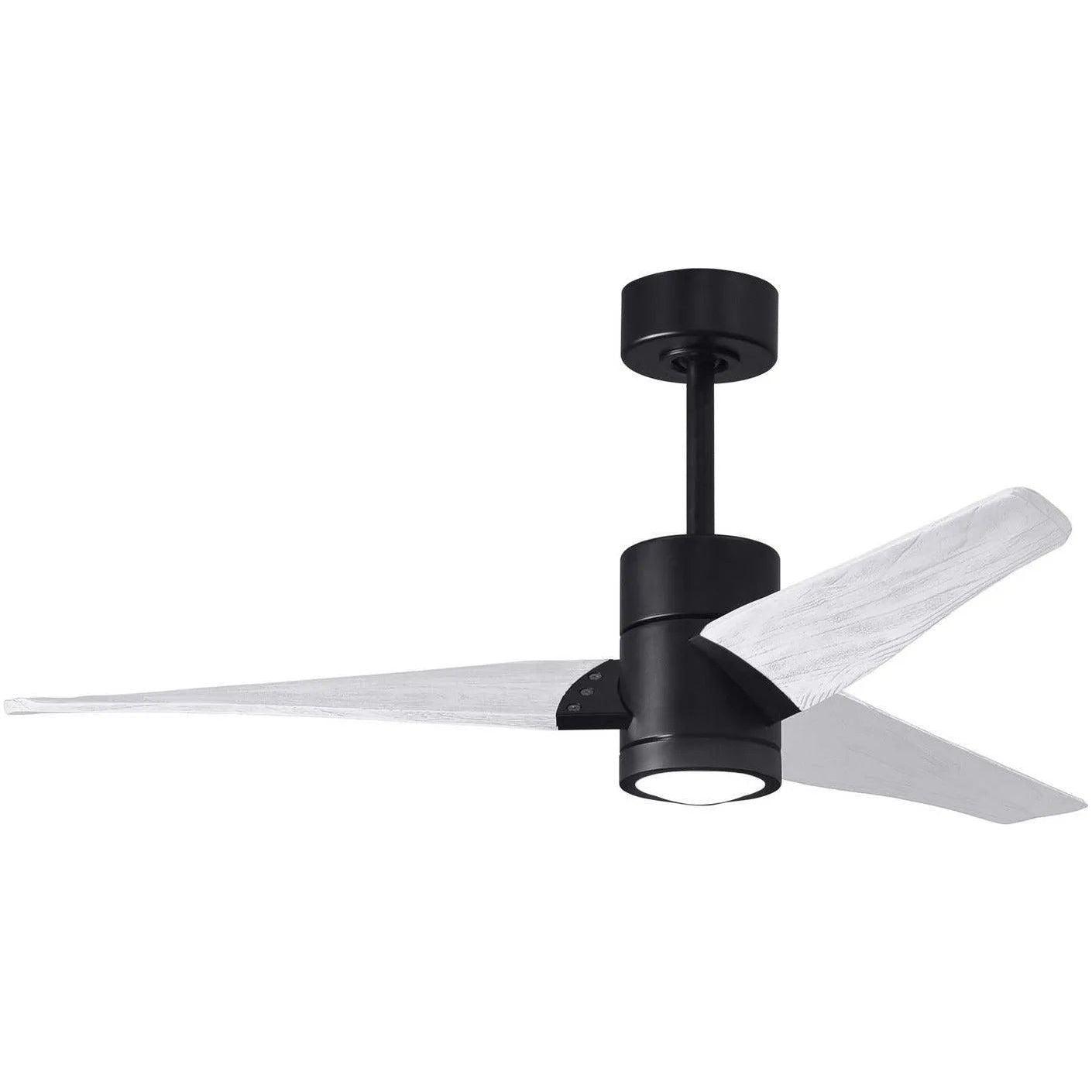 Matthews Fan Company - Super Janet Ceiling Fan - SJ-BK-MWH-52 - Canada Light Shop