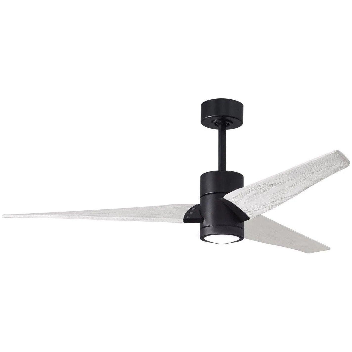 Matthews Fan Company - Super Janet Ceiling Fan - SJ-BK-MWH-60 - Canada Light Shop