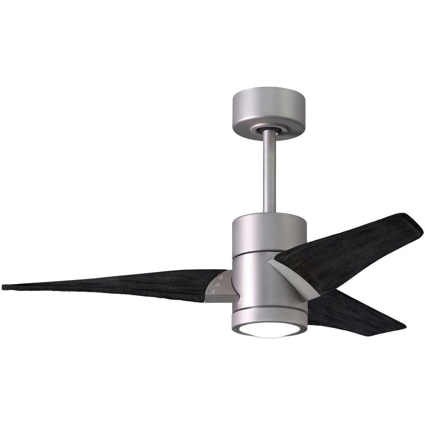 Matthews Fan Company - Super Janet Ceiling Fan - SJ-BN-BK-42 - Canada Light Shop