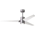 Matthews Fan Company - Super Janet Ceiling Fan - SJ-BN-MWH-60 - Canada Light Shop