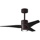 Matthews Fan Company - Super Janet Ceiling Fan - SJ-TB-BK-42 - Canada Light Shop