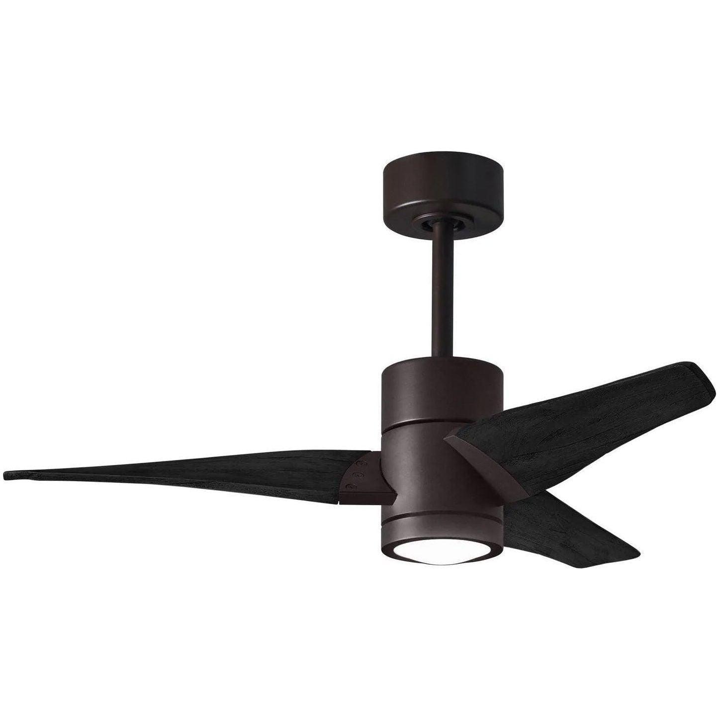 Matthews Fan Company - Super Janet Ceiling Fan - SJ-TB-BK-42 - Canada Light Shop