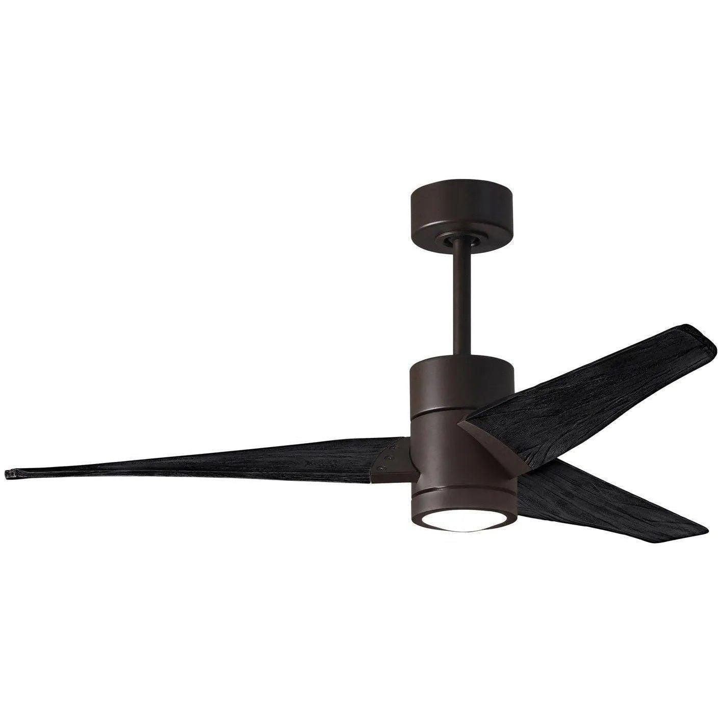 Matthews Fan Company - Super Janet Ceiling Fan - SJ-TB-BK-52 - Canada Light Shop