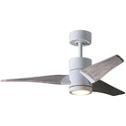 Matthews Fan Company - Super Janet Ceiling Fan - SJ-WH-BW-42 - Canada Light Shop