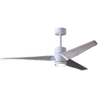 Matthews Fan Company - Super Janet Ceiling Fan - SJ-WH-BW-52 - Canada Light Shop