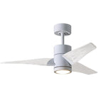 Matthews Fan Company - Super Janet Ceiling Fan - SJ-WH-MWH-42 - Canada Light Shop