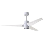 Matthews Fan Company - Super Janet Ceiling Fan - SJ-WH-MWH-60 - Canada Light Shop