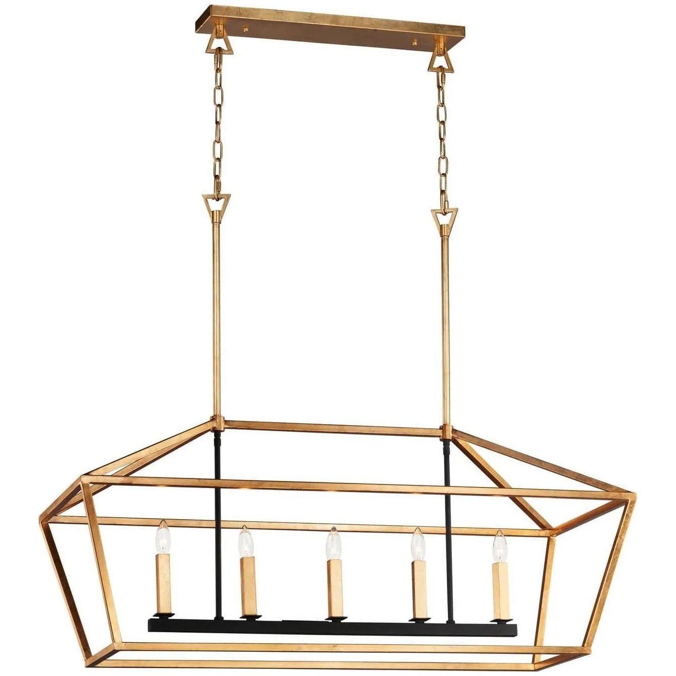 Maxim Lighting - Abode Linear Chandelier - 25157GLTXB - Canada Light Shop