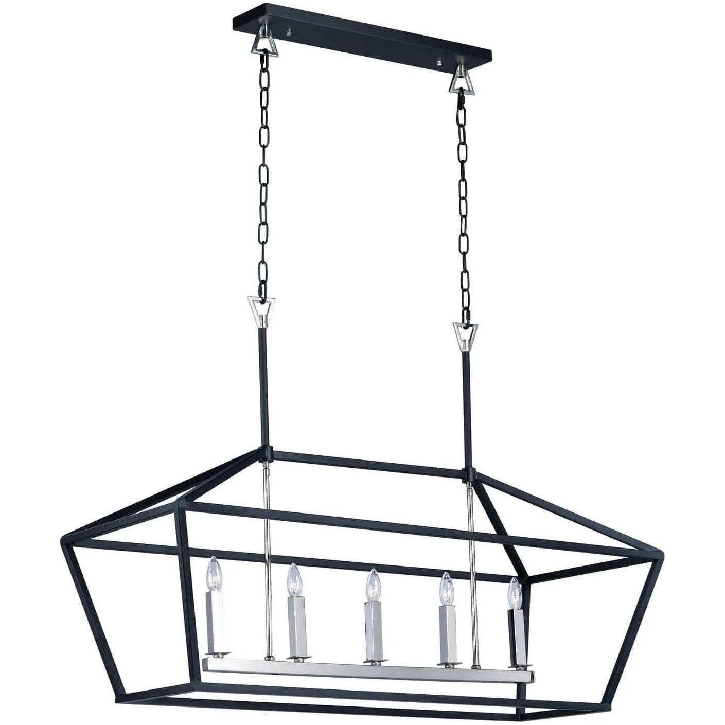 Maxim Lighting - Abode Linear Chandelier - 25157TXBPN - Canada Light Shop