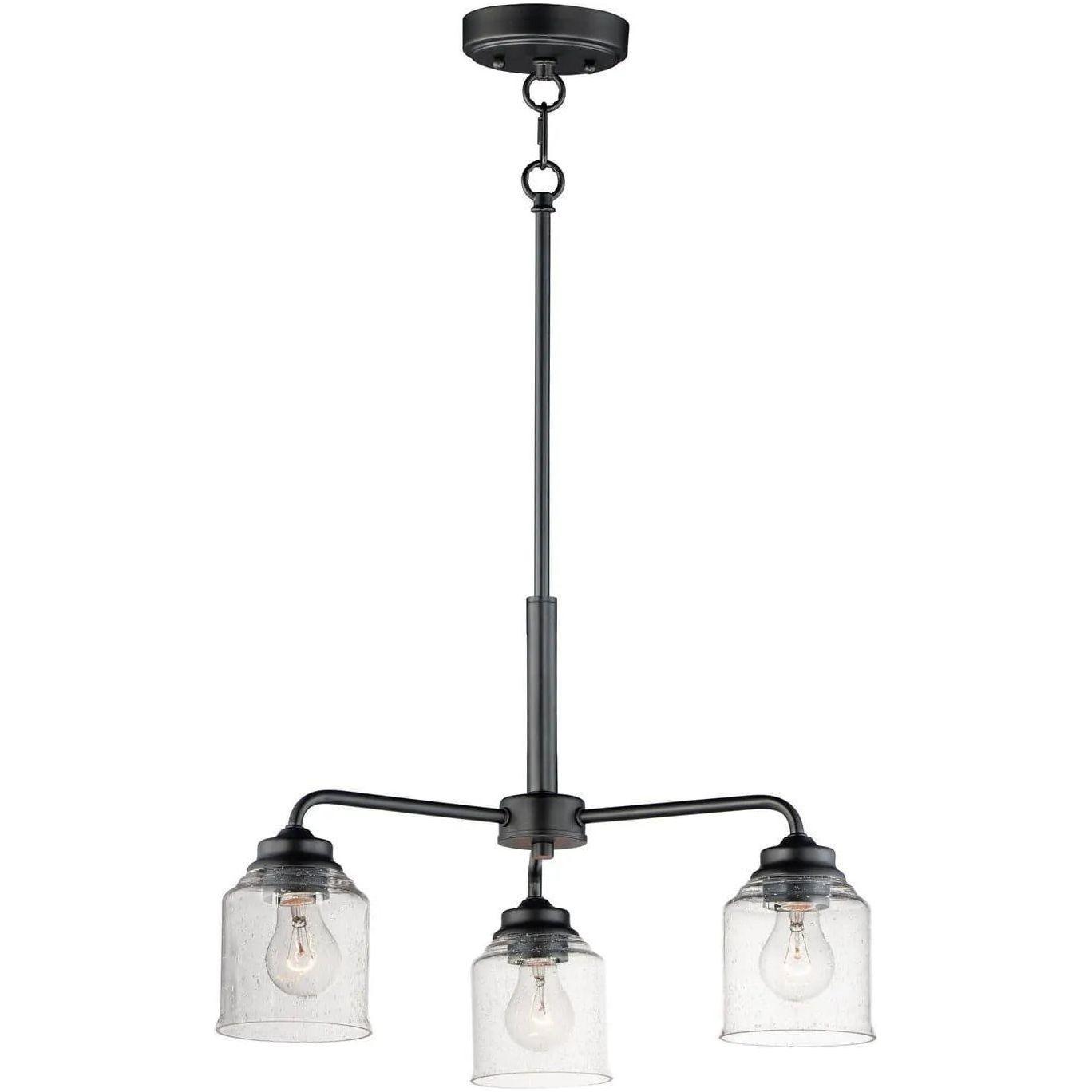 Maxim Lighting - Acadia Semi-Flush Mount/Chandelier - 12260CDBK - Canada Light Shop