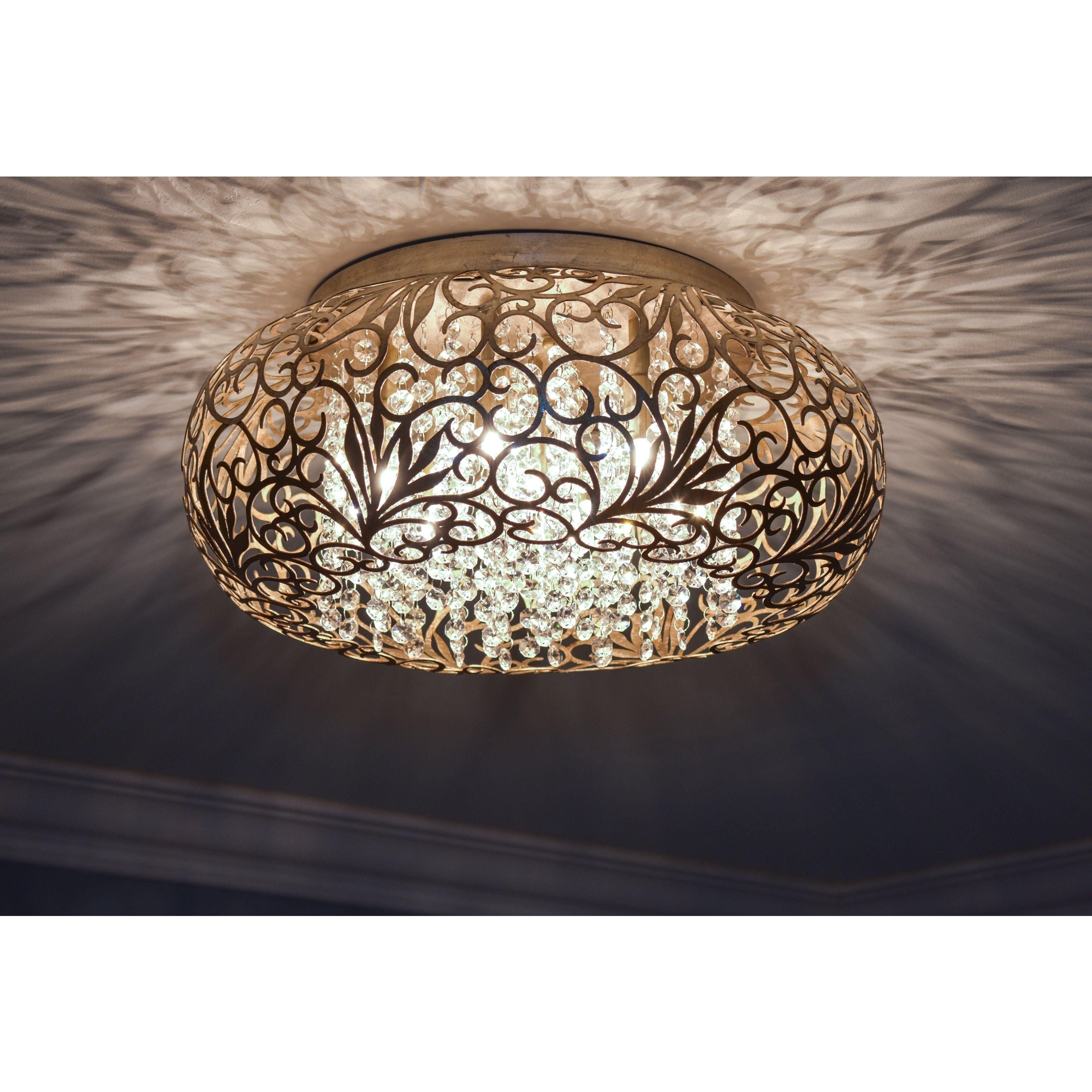 Maxim Lighting - Arabesque Flush Mount - 24150BCGS - Canada Light Shop