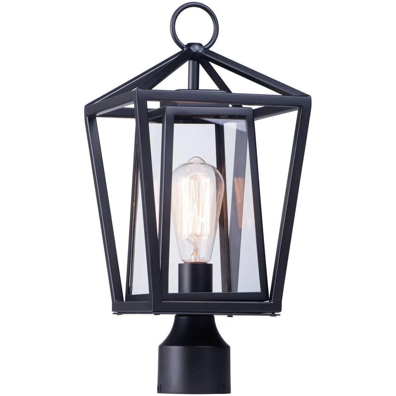 Maxim Lighting - Artisan Outdoor Pole/Post Lantern - 3171CLBK - Canada Light Shop
