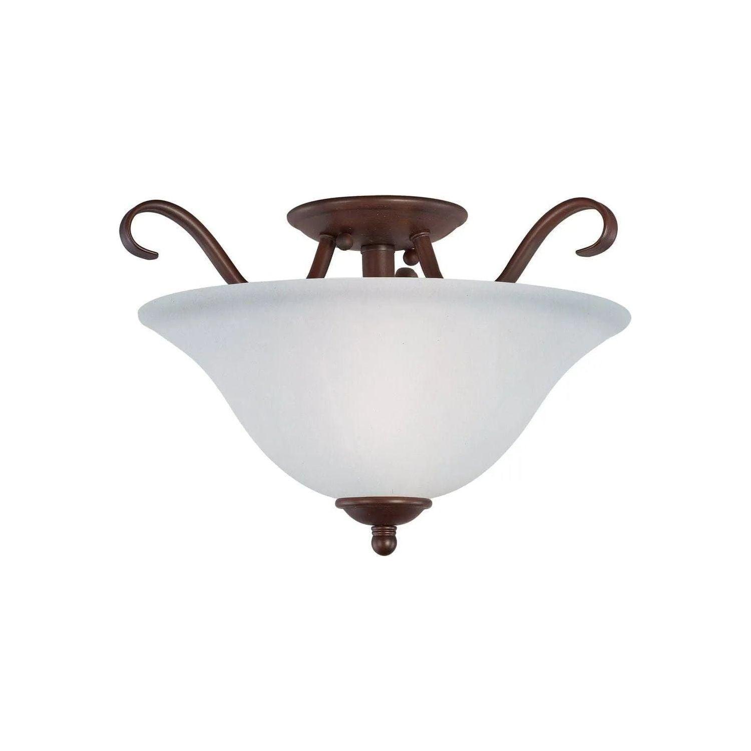 Maxim Lighting - Basix Semi-Flush Mount - 10120FTOI - Canada Light Shop