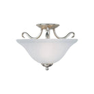 Maxim Lighting - Basix Semi-Flush Mount - 10120FTSN - Canada Light Shop