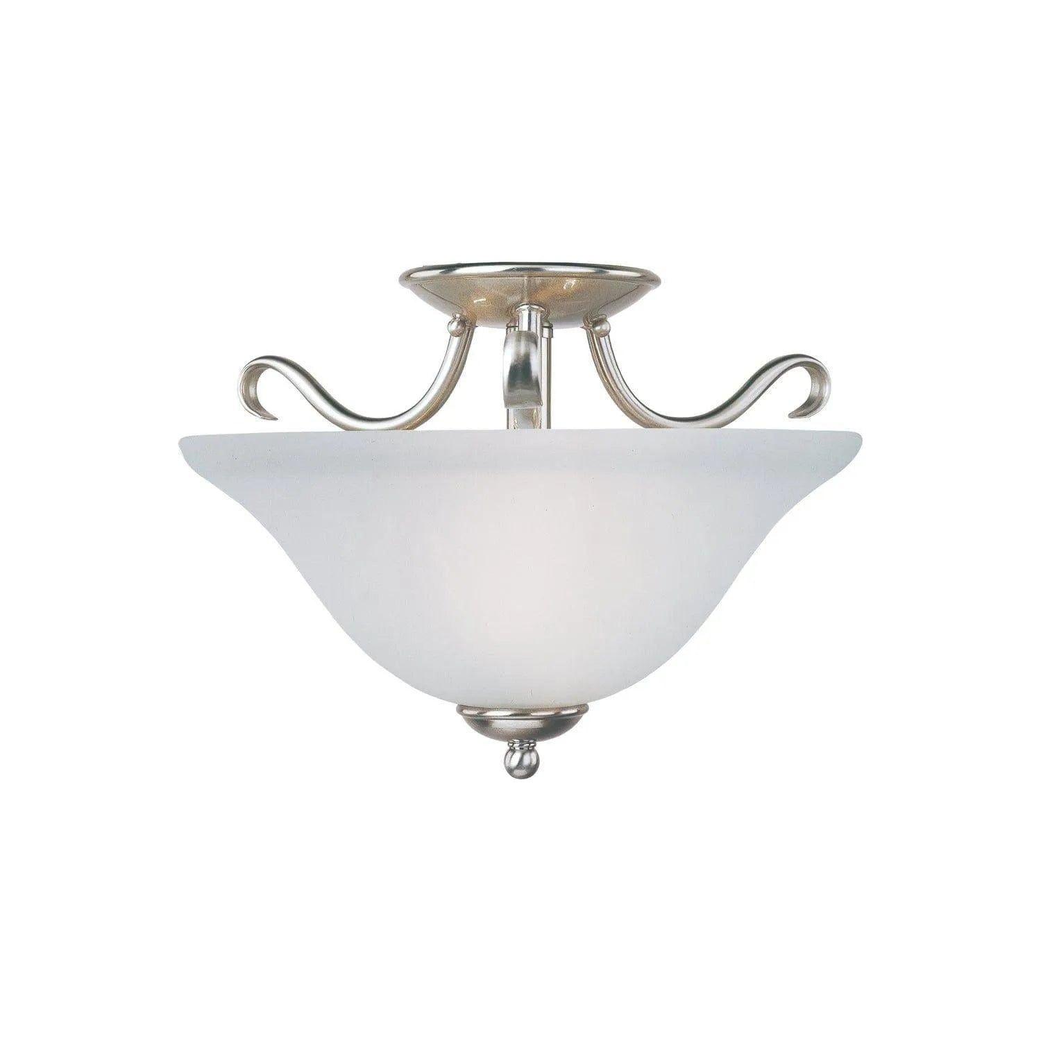 Maxim Lighting - Basix Semi-Flush Mount - 10120FTSN - Canada Light Shop