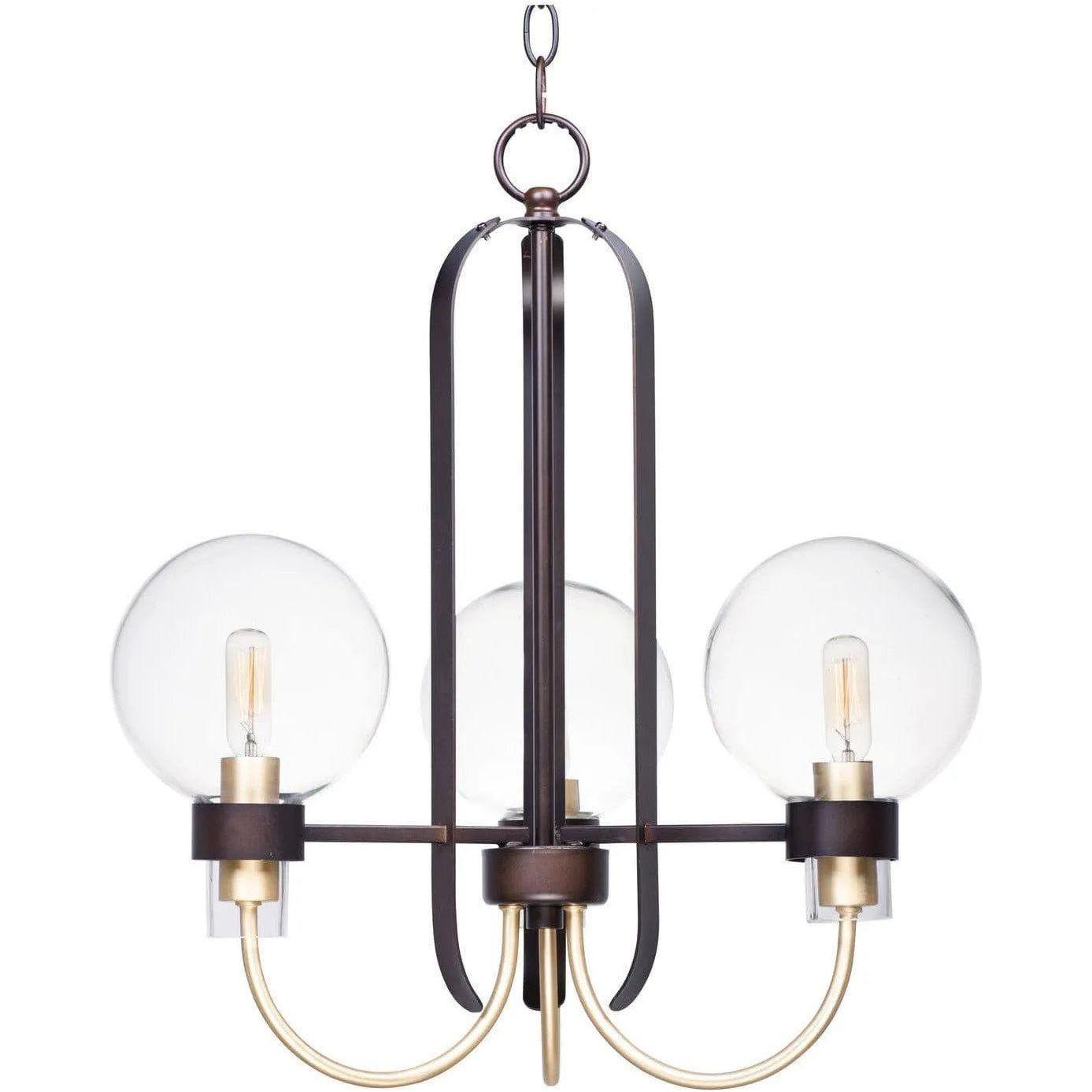 Maxim Lighting - Bauhaus Chandelier - 30515CLBZSBR - Canada Light Shop