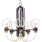 Maxim Lighting - Bauhaus Chandelier - 30516CLBZSBR - Canada Light Shop