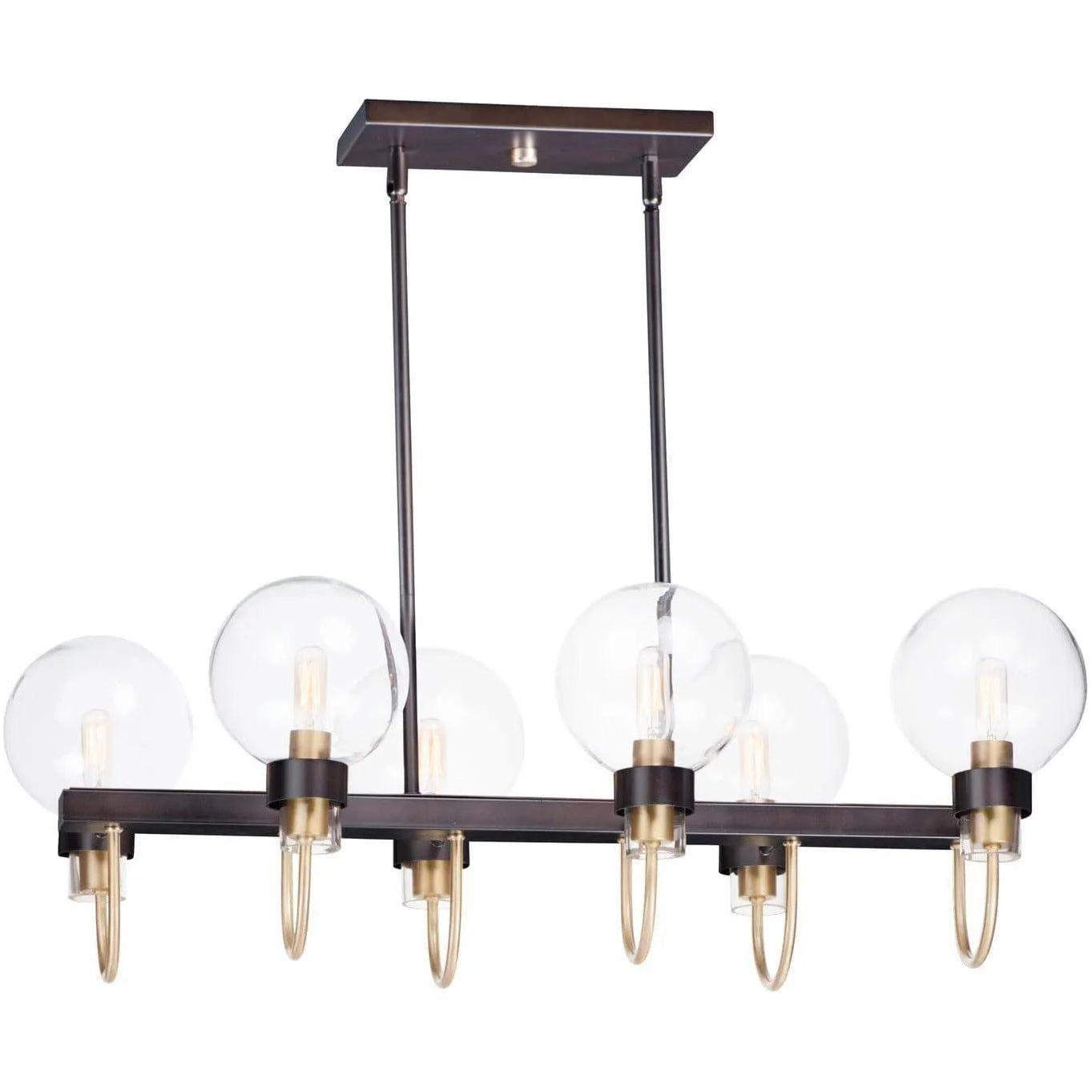 Maxim Lighting - Bauhaus Linear Chandelier - 30519CLBZSBR - Canada Light Shop