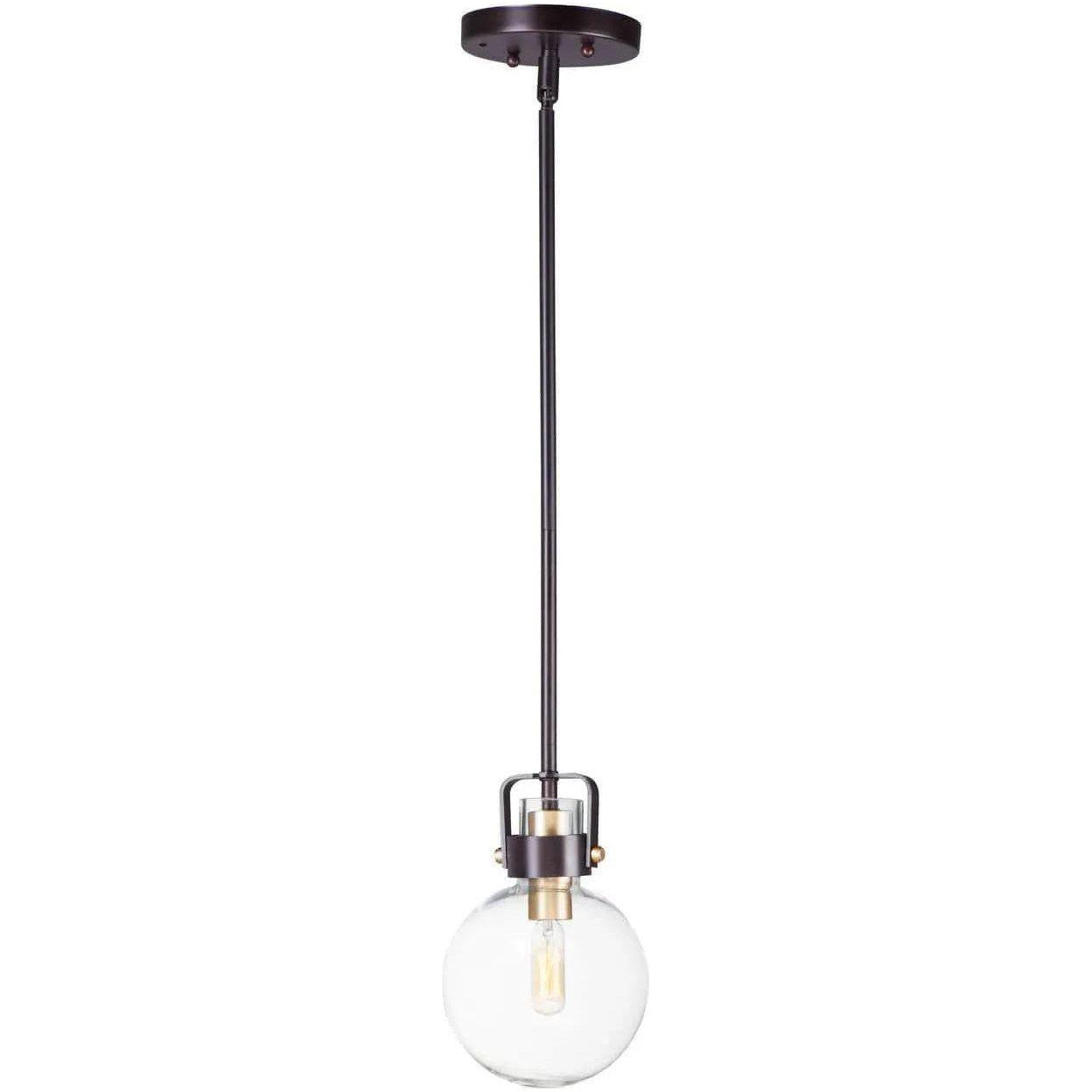 Maxim Lighting - Bauhaus Mini Pendant - 90510CLBZSBR - Canada Light Shop