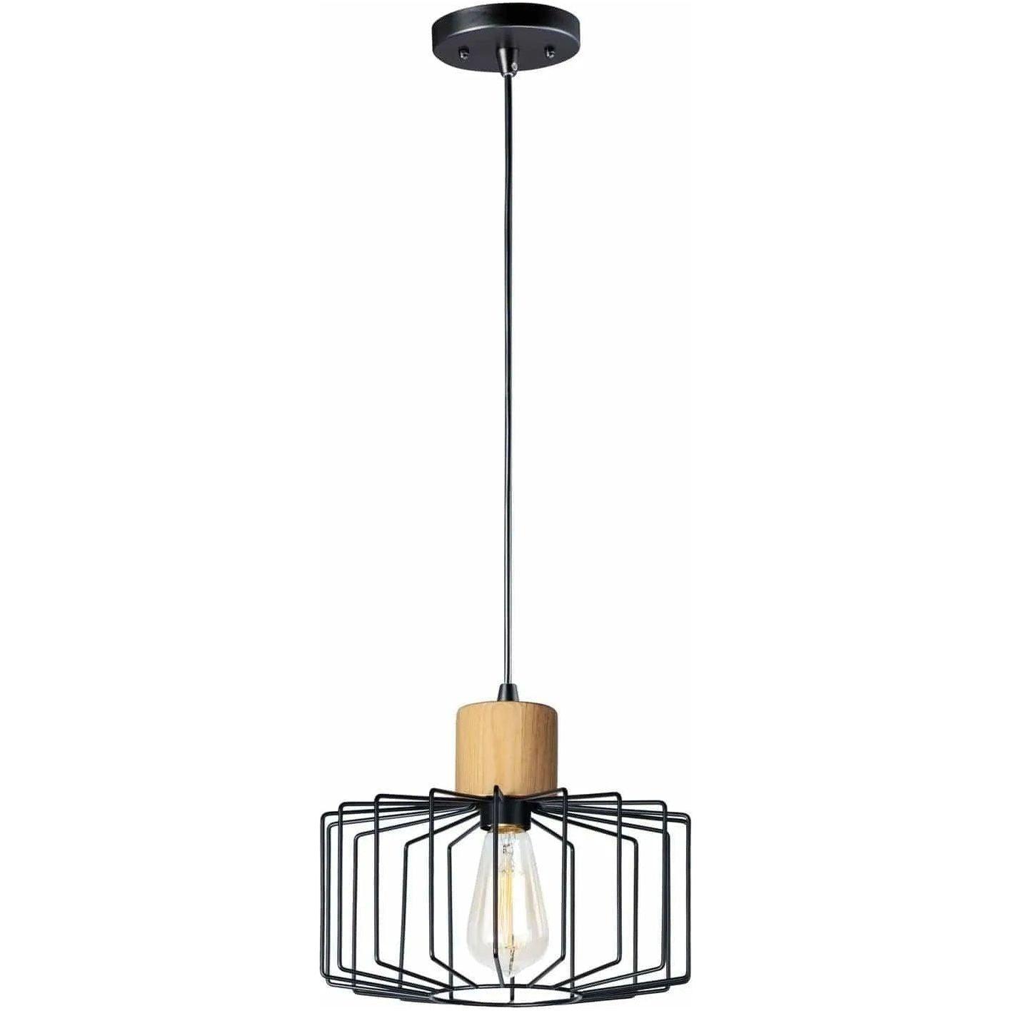 Maxim Lighting - Bjorn Pendant - 10068BKNWD - Canada Light Shop