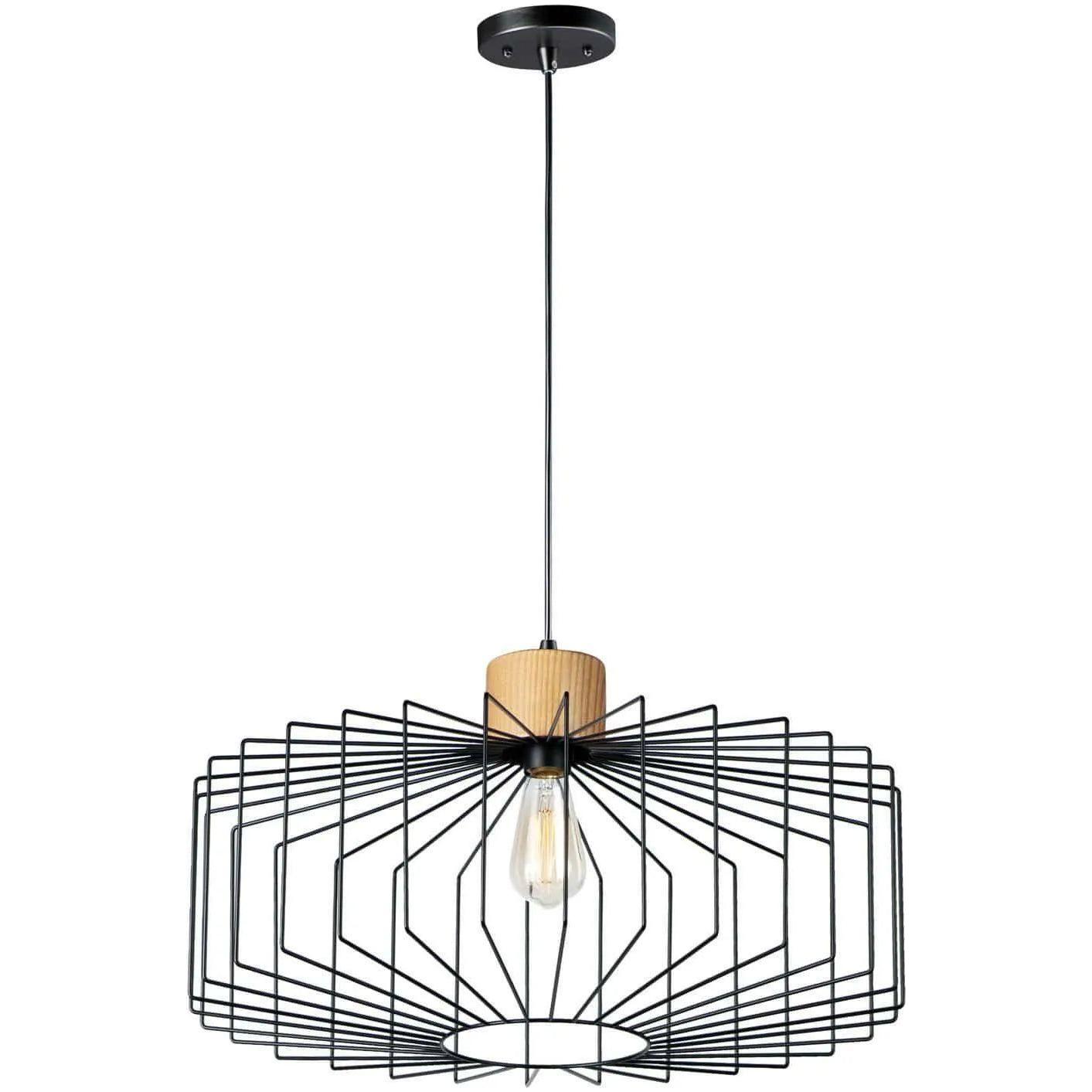Maxim Lighting - Bjorn Pendant - 10069BKNWD - Canada Light Shop