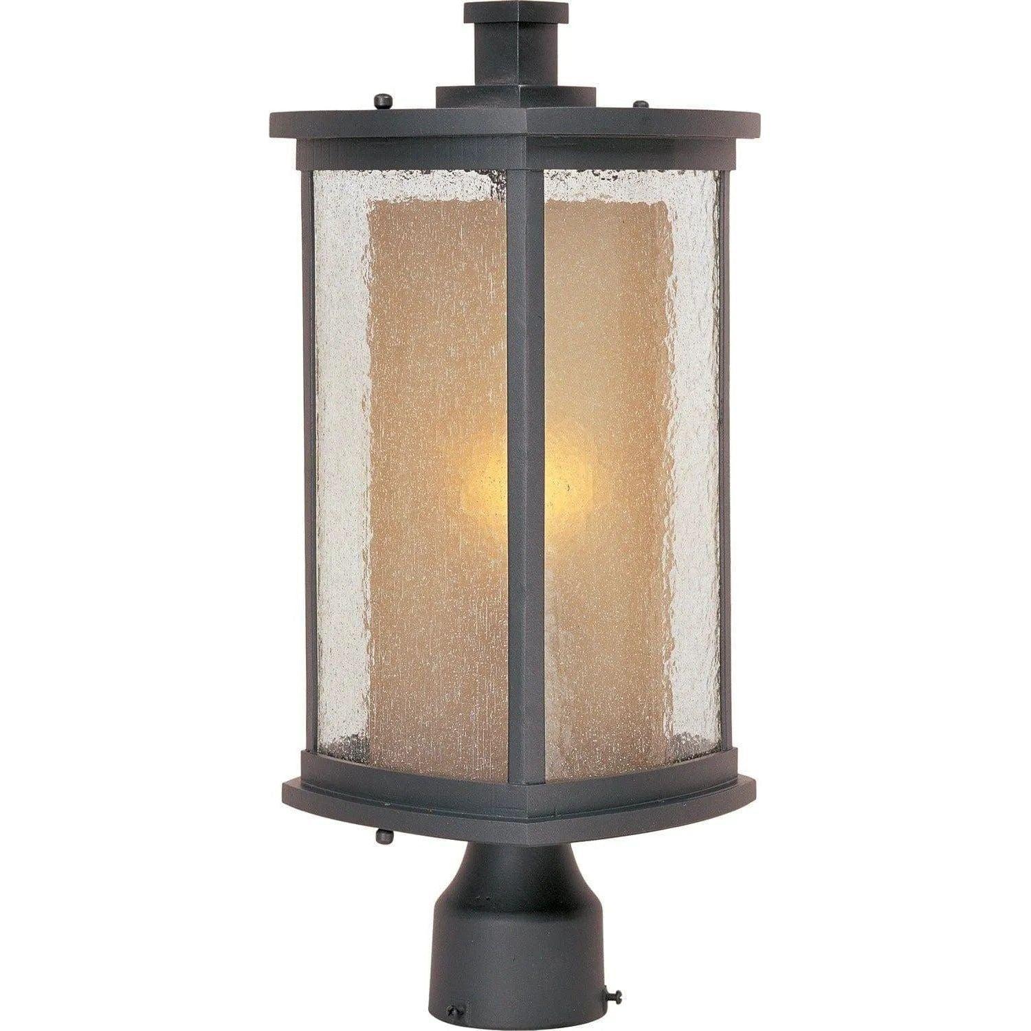 Maxim Lighting - Bungalow Outdoor Pole/Post Lantern - 3150CDWSBZ - Canada Light Shop