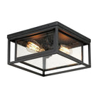 Maxim Lighting - Cabana Outdoor Flush Mount - 3031CDBK - Canada Light Shop