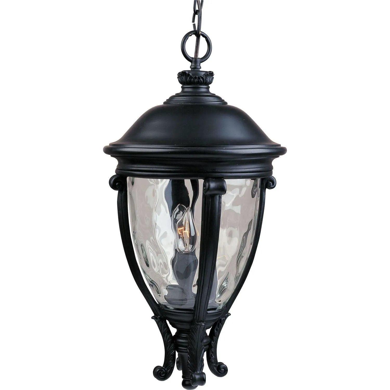 Maxim Lighting - Camden VX Outdoor Hanging Lantern - 41429WGBK - Canada Light Shop