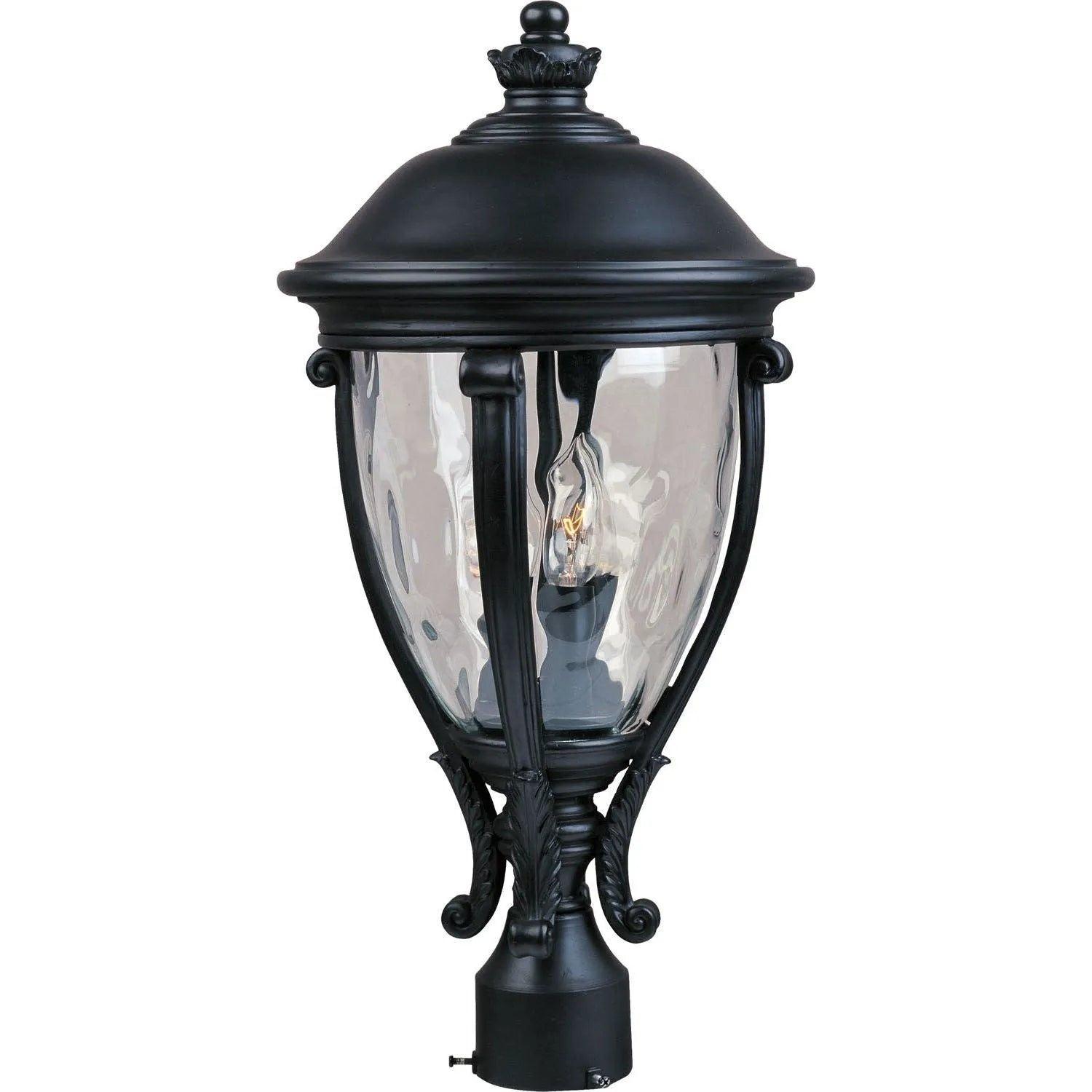 Maxim Lighting - Camden VX Outdoor Pole/Post Lantern - 41421WGBK - Canada Light Shop