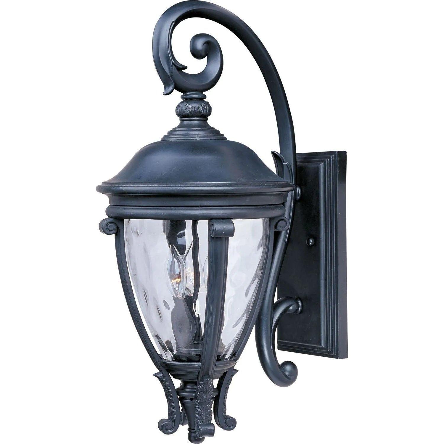 Maxim Lighting - Camden VX Outdoor Wall Lantern - 41425WGBK - Canada Light Shop