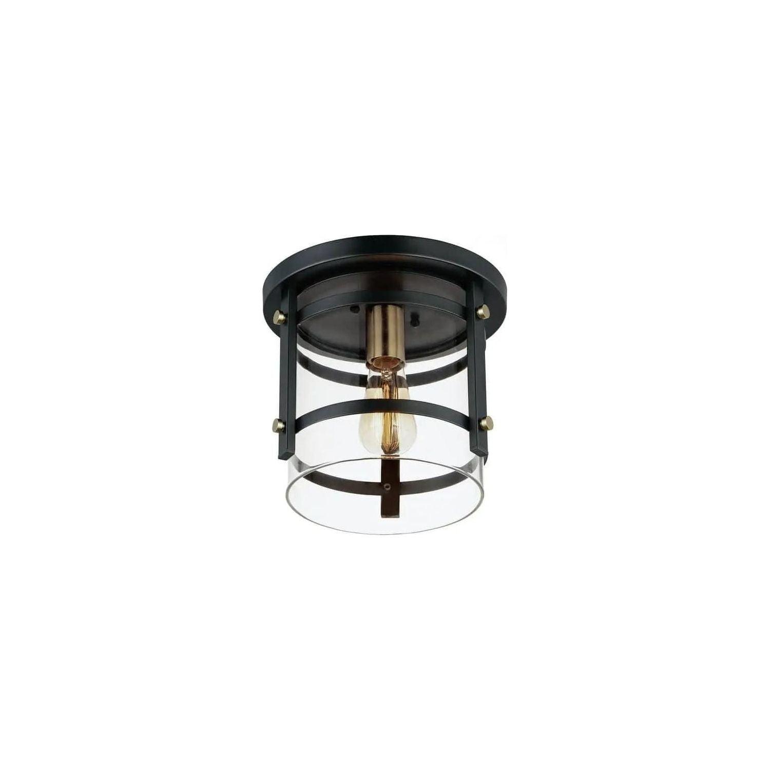 Maxim Lighting - Capitol Flush Mount - 2641BKAB - Canada Light Shop