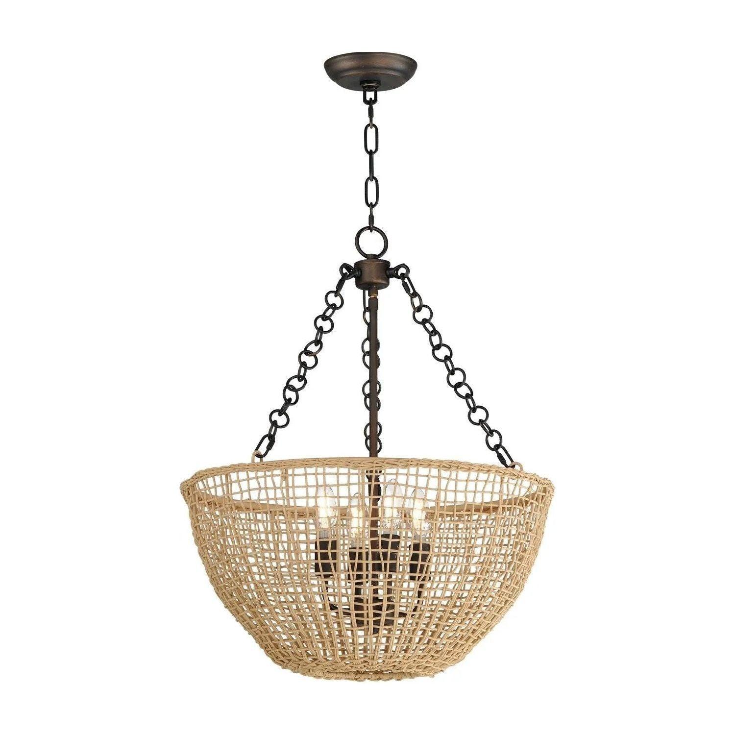 Maxim Lighting - Cestino Pendant - 22473 - 22473NAANB - Canada Light Shop