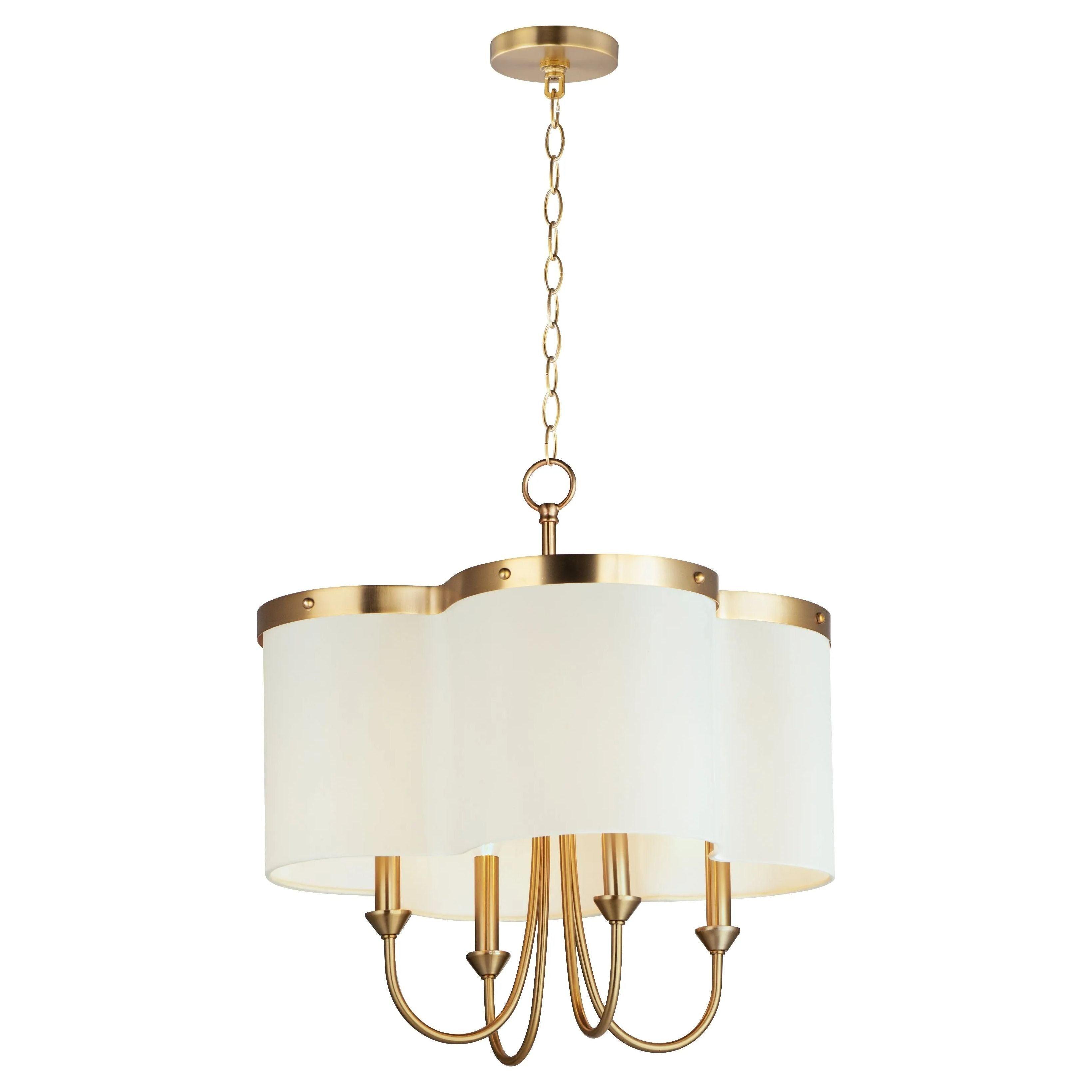 Maxim Lighting - Clover Chandelier - 12246OFSBR - Canada Light Shop