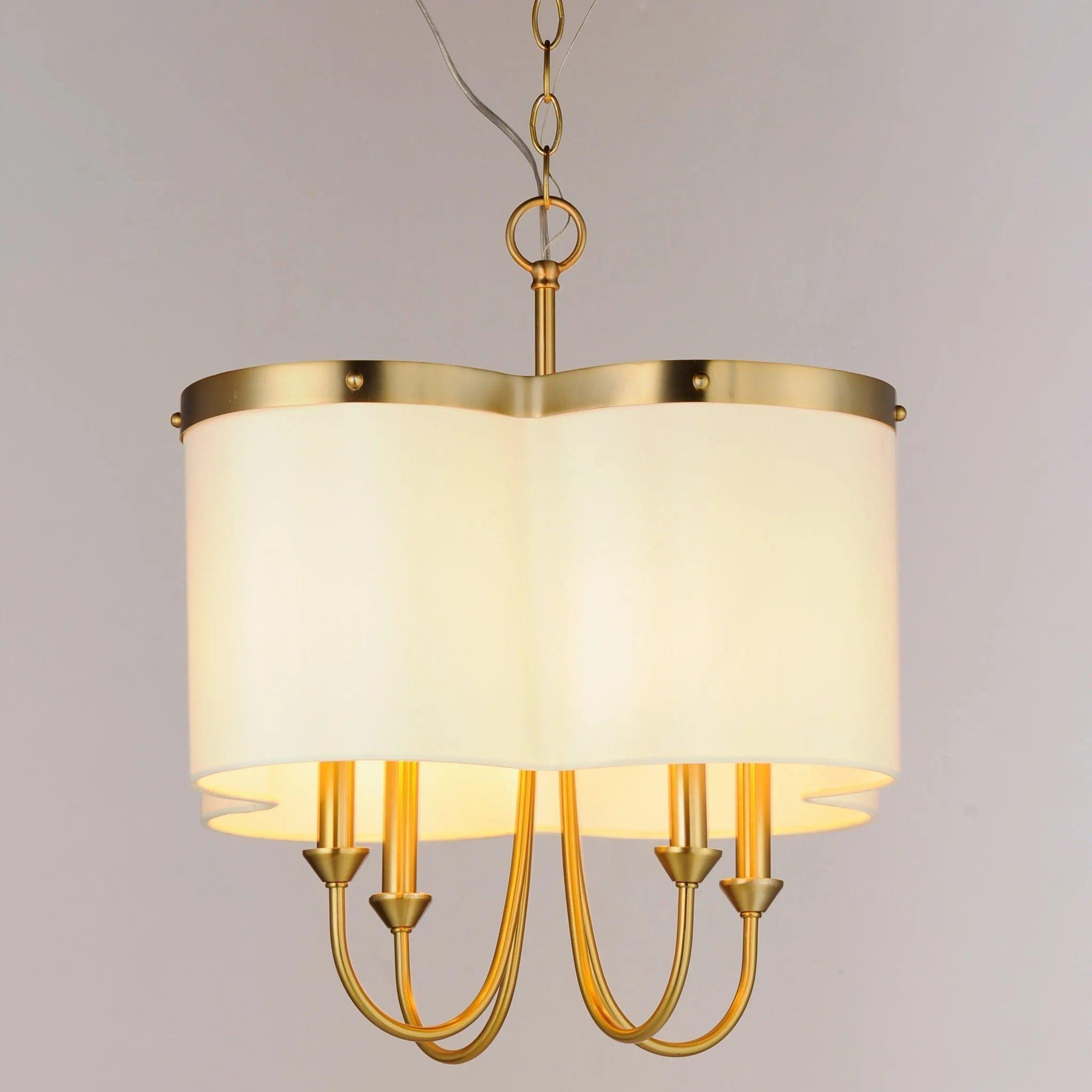 Maxim Lighting - Clover Chandelier - 12246OFSBR - Canada Light Shop